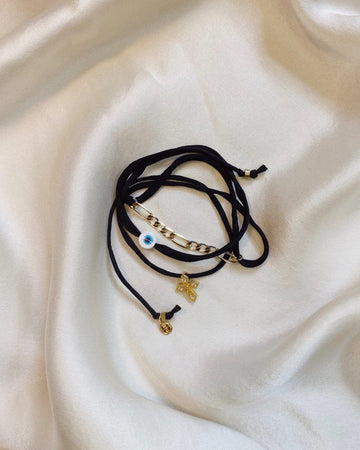 oeil  nouveautes  noir  jewelry  jewellery  croix  bracelet